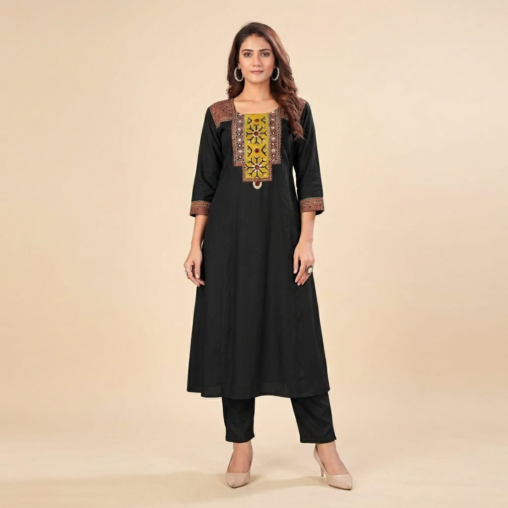 AGZZY Royal Ethnic Flare Kurta Set
